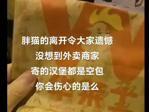 重庆肥猫事件引热议，商家竟如此无良，外卖空包吃人血馒头？
